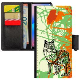 Coque Pour Honor 8a Portefeuille Renard Orange Aimantée Ethnique Malin 4g Telephone Motif Azteque Feuilles Fleur Fille Animaux De
