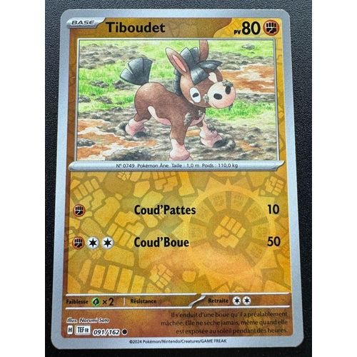 Carte Pokemon Tiboudet Reverse 091/162 - Ev5 Forces Temporelles