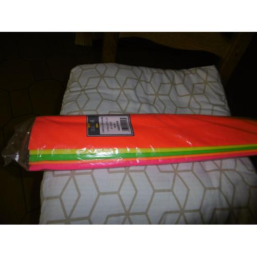 Maildor Feuilles Crépon Fluo Paquet De 5 Assorties 2.00x0.50m