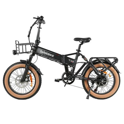 Samebike Xwlx09-Ii Vélo Électrique De Montagne, Moteur 1000 W, Batterie 48 V 15 Ah, Gros Pneu 20 X 4 Pouces, Vitesse Maximale De 45 Km/H, Freins À Disque Hydrauliques, Shimano 7 Vitesses - Noir