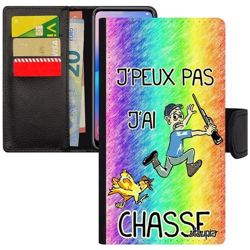 Coque J'peux Pas J'ai Chasse Iphone 8 Plus Vert À Clapet Cover Homme Bd 256 Go Humour Chasseur Etui Portable Mobile Telephone