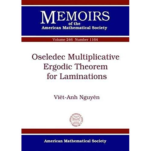 Oseledec Multiplicative Ergodic Theorem For Laminations
