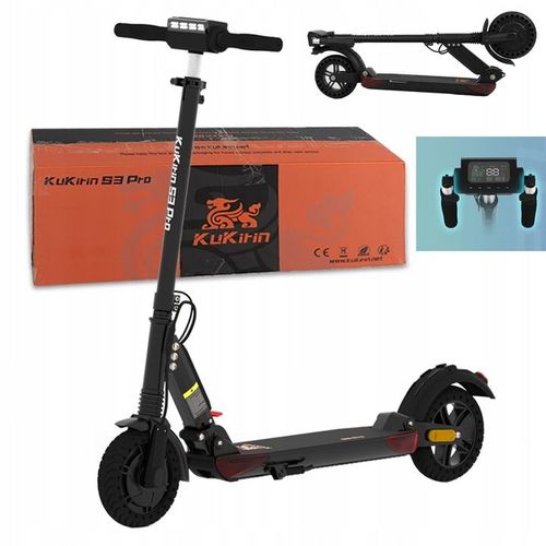 Kukirin S3 Pro Trottinette Electrique Pliable, Moteur 350w Portée 30km Batterie 36v7.5 Ah