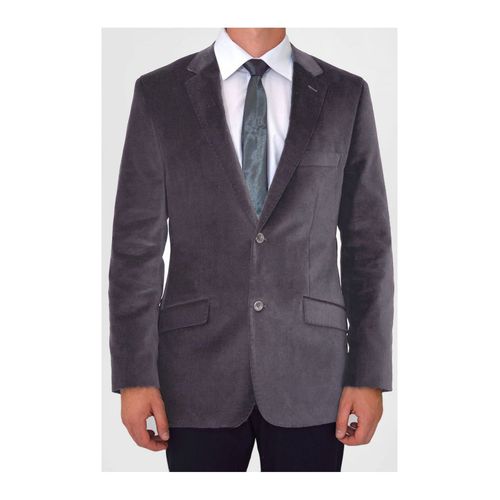 Veste En Velours Gris Homme