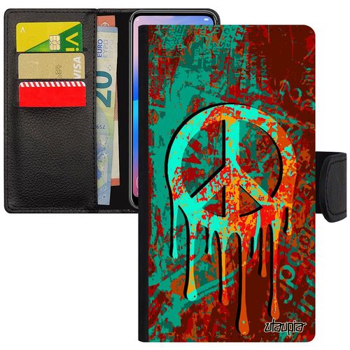 Coque Iphone Xs Max Rabat Peace And Love Cadeau Peinture Journal Espoir Paix Et Amour Graffiti Hippie 64 Go Reggae Street Art