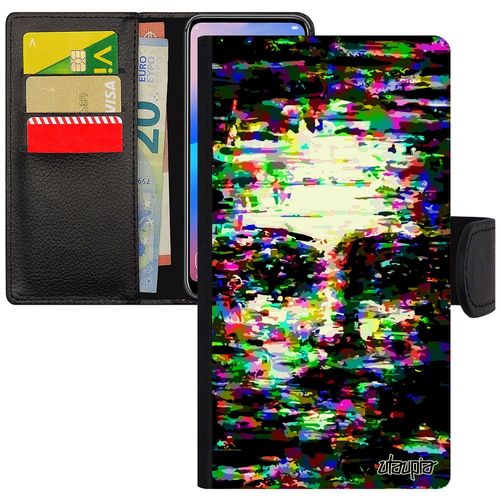Coque Galaxy A5 2016 Portefeuille Portrait Femme Artistique Telephone Smartphone Portable Visage Case Art Peinture Jaune De Samsung