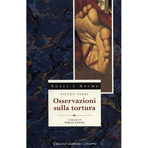 Osservazioni Sulla Tortura (Volti E Anime) (Italian Edition)