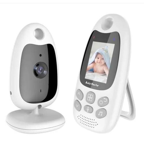 Babyphone Vidéo Sans Fil Multifonctions-Sans Fil-Vox-Ecran 2.0 Lcd-Caméra Bidirectionnel - Vision Nocturne-Berceuses