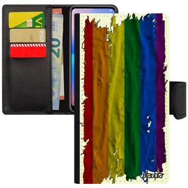 Coque Iphone 6 6s À Rabat Drapeau Gay Pride Original Arc En Ciel Telephone Lgbt Etui Marche Des Fiertés Rainbow Parade Lesbien