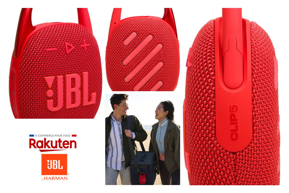 Enceinte Bluetooth JBL CLIP 5 Rouge image 1 | Rakuten