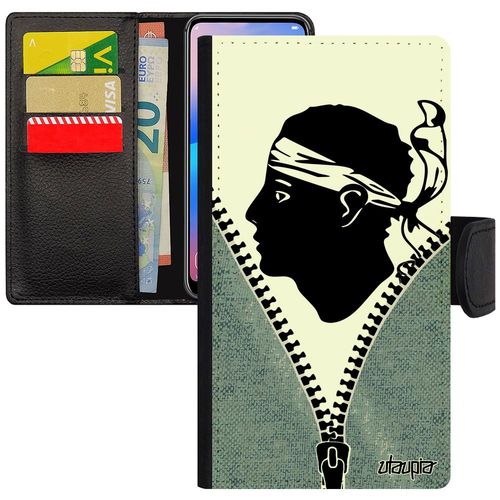 Coque Galaxy J3 2015 Simili Cuir Drapeau Corse Football Portable Antichoc Unique Foot Corsica Telephone 4g Basket Jeans De Samsung