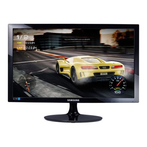 Samsung S24D330H - SD300 Series - écran LED - 24" - 1920 x 1080 Full HD (1080p) @ 60 Hz - TN - 250 cd/m² - 1000:1 - 1 ms - HDMI, VGA - noir ultra brillant