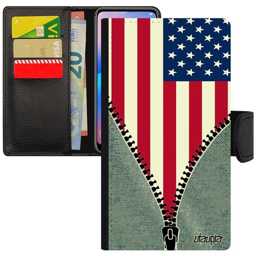 Coque Antichoc Iphone 7 Plus Rabat Drapeau Etats Unis Usa Americain Jeans Nba Basket Telephone Mobile Football Nfl Original De