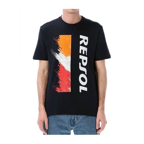 T-Shirt - Vertical Repsol Moto Gp Homme Bleu