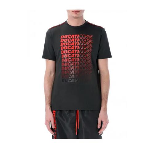 T-Shirt Homme Ducati - Ducati Corse Moto Gp Homme Anthracite/Rouge