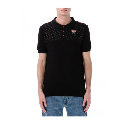 Polo - Logo Ducati - Ducati Corse Moto Gp Homme Noir