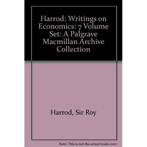 Harrod Writings On Economics