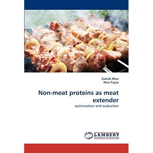 Non-Meat Proteins As Meat Extender: Optimization And Evaluation