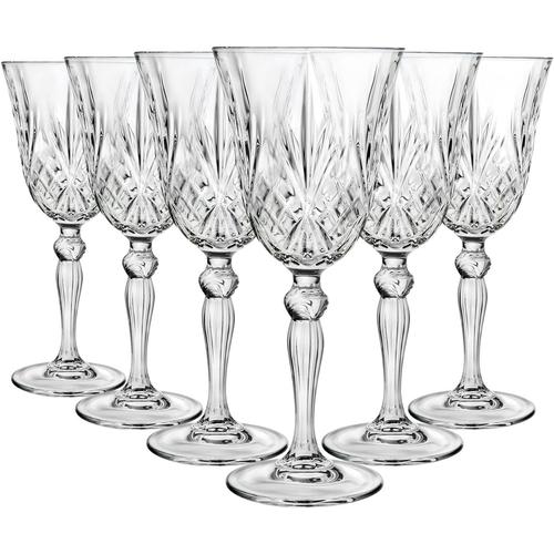 25601020006 Melodia Luxion Crystal Lot De 6 Verre À Vin, Service De Verres Pour Vin Rouge Ou Vin Blanc, Cristal, 21 Cl, Parfait Pour La Maison, Les Restaurants, Les Fêtes, Passe Au Lave Vaisselle