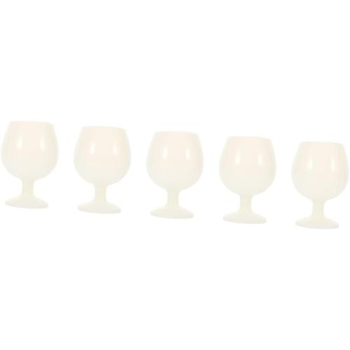 Comme Montré 5 Pièces Vin En Silicone Home Gadgets Verre Shooter Tasse À Vin Pratique Chope De Bière En Verre Verres À Whisky Verres À Eau Gobelet À Eau Domestique Gobelet À Eau Multifonction