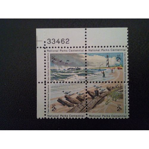 Timbre Etats-Unis Yt 948 A 951 Série;Centenaire Du Parc National 1972 ( 061112 )