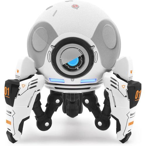 Support Echo Dot(4e/5e Génération), Compatible avec HomePod Mini Stand, Forme de Robot Support de Haut-Parleur de Bureau Alexa, Convient pour la Cuisine, la Salle de Bain et la Chambre