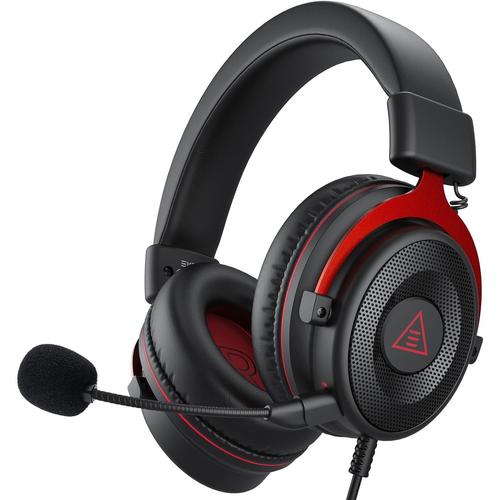 Casque Gaming Avec Micro Antibruit Enfichable, Son Stéréo Bass 3.5mm Casque Audio Gamer Avec Sac Compatible With Pc Ps4 Ps5 Switch Xbox One Laptop Tablette