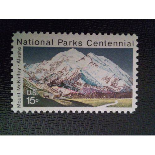 Timbre Etats-Unis Yt 954 Parc National Du Centenaire - Mt. Mckinley, En Alaska 1972 ( 061112 )