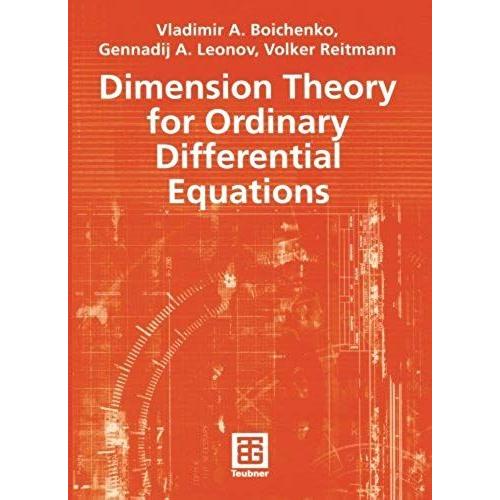 Dimension Theory For Ordinary Differential Equations