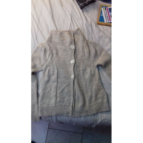 Veste Laine Femme Beige Eva Taille 40