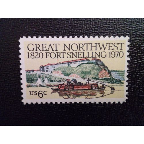 Timbre Etats-Unis Yt 902 Fort Snelling Quillard Et Pèlerine 1970 ( 061112 )