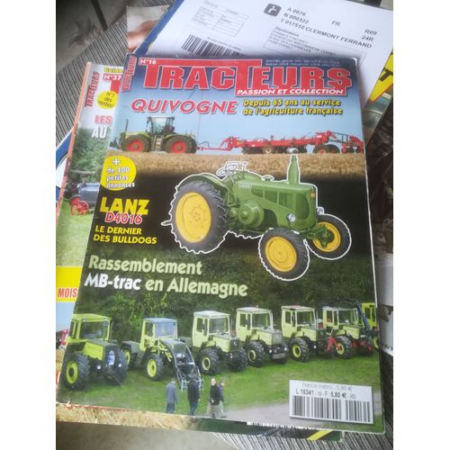 Tracteurs Passion Et Collection 16 De 2010 Mesmay,Lanz D4016,