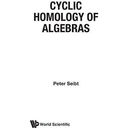 Cyclic Homology Of Algebras