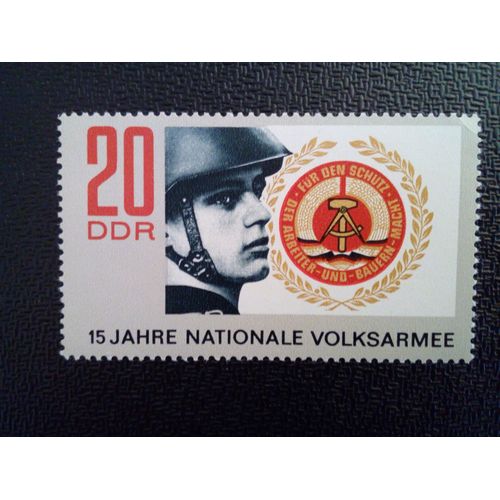 Timbre Allemagne / Rda Yt 1334 Armée Populaire Nationale 1971 ( 071112 )