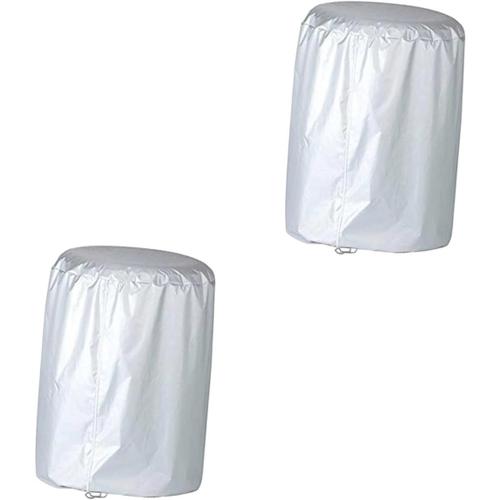 2 Pièces Couverture De Roue De Secours Sac De Rangement Sac Rangement Enjoliveurs Pour Suv Support De Stockage De Pneus Housses De Pneus De Camping-Car Enjoliveurs Pour Camion Auto