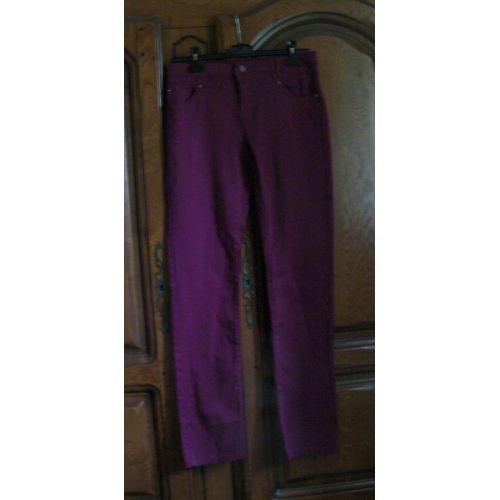 Pantalon Bordeaux Camaieu - Taille 38