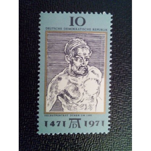 Timbre Allemagne / Rda Yt 1362 500. Anniversaire Du Peintre Albrecht Dürer (1471-1528) 1971 ( 071112 )