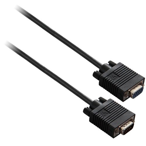 Câble vidéo d'extension VGA femelle vers VGA mâle, noir 3m 10ft