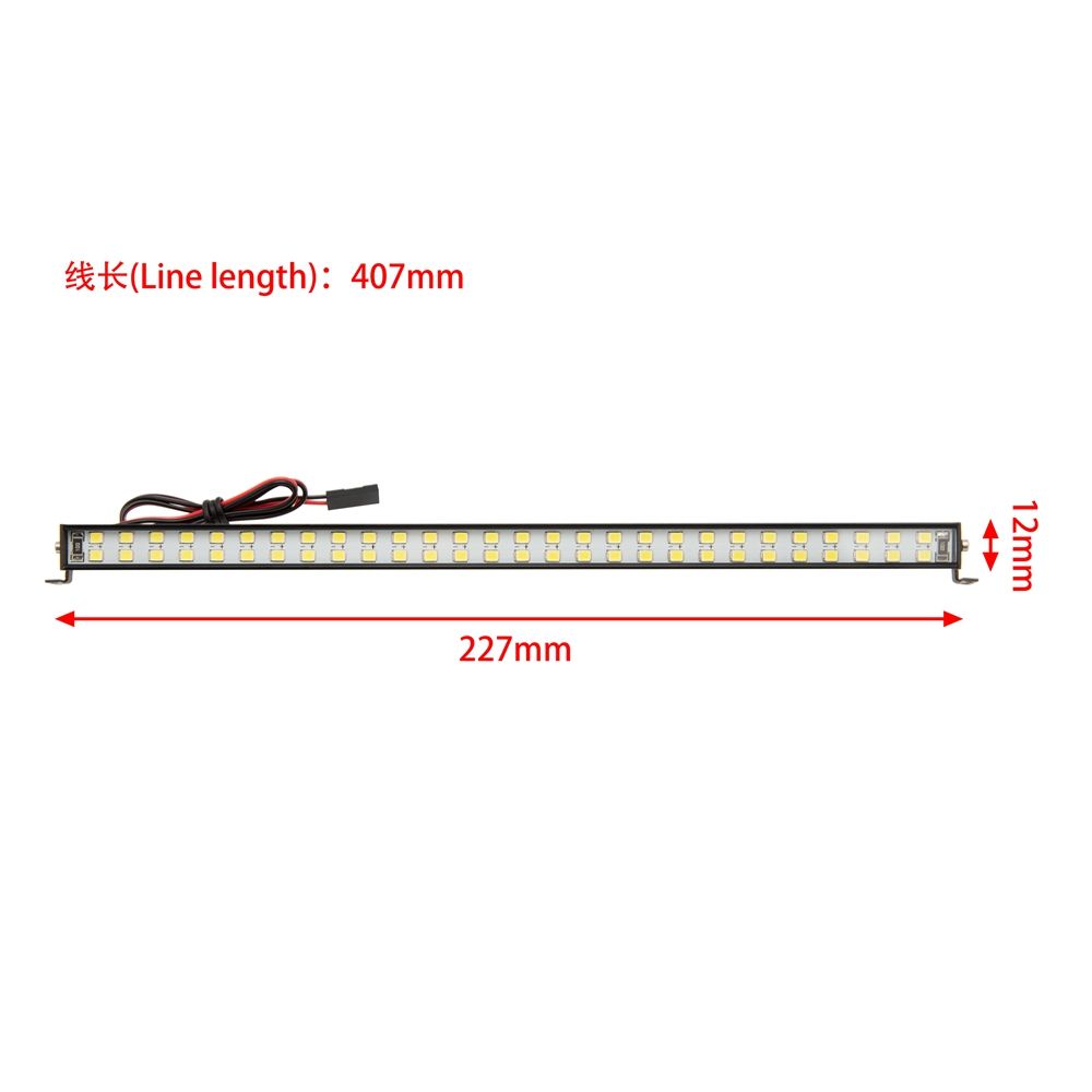 227mm 56 Led LumiRe De Toit Super Brillante Barre De Lumi... - 5
