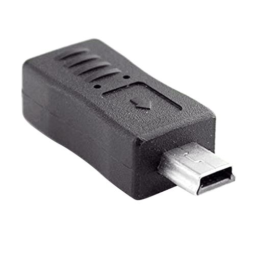 Adaptateur Micro-USB Male Vers Mini USB Adaptateur T-Port Adaptateur de Connecteur de Prise