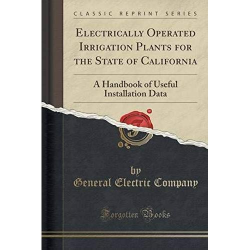 Company, G: Electrically Operated Irrigation Plants For The