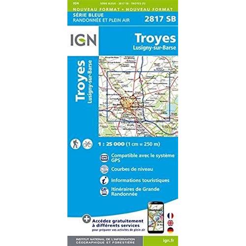 Troyes Lusigny 1 : 25000