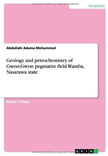 Geology And Petrochemistry Of Gwon-Gwon Pegmatite Field Wamba, Nasarawa State