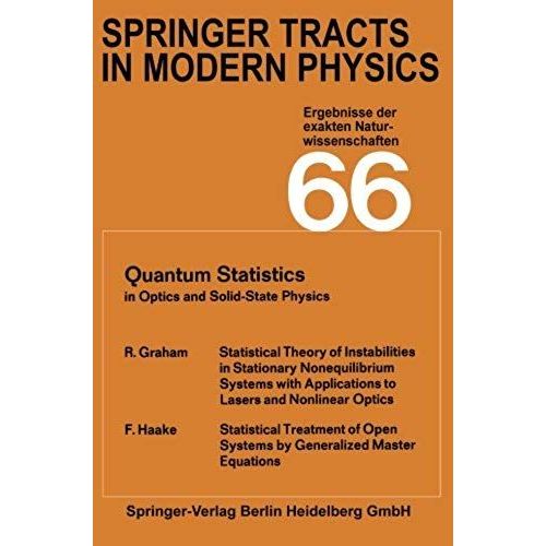 Springer Tracts In Modern Physics