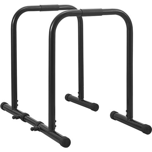 Noir Dips Barre Parallèle Station De Musculation Réglable Push Up Dip Support Gym Street Workout