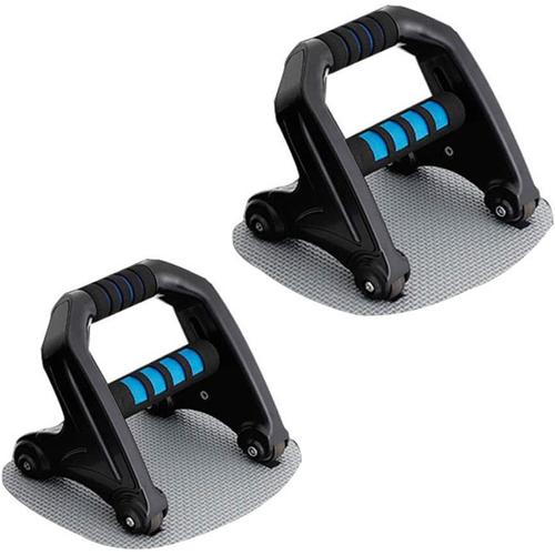 Blue Poignées De Pompe,1 Paire Antiglissante Push Up Bars-Poignée De Mousse-Pour Les Épaules Et Les Bras,Le Dos Et Les Muscles Abdominaux,Push Up Musculation,Blue-Pushup