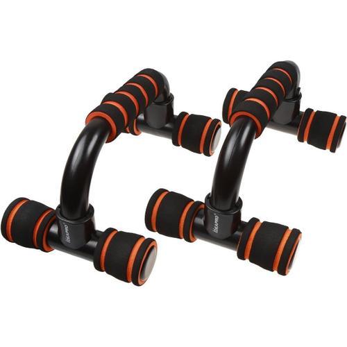 Noir Poignées De Pompe, 1 Paire Antiglissante Push Up Bars Poignées D'appui Pour Musculation Des Bras, Épaules, Poitrine, Dos, Triceps (Noir)