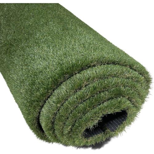 Premium Highlands Gazon Synthetique Exterieur Premium Highlands 100x400 Cm, 36 Mm - Tapis Gazon Résistant Aux Intempéries, Faux Gazon Pour Balcon Et Jardin, Fausse Pelouse Perméable À L'eau