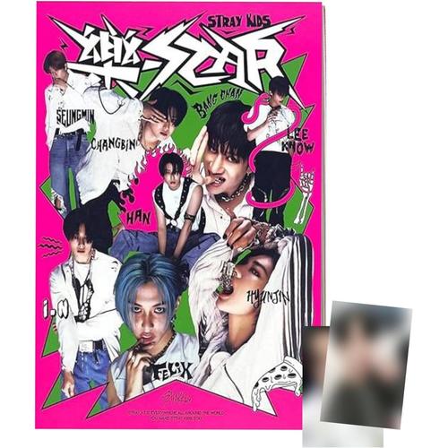 Stray Kids 8ème mini album -Rock Star (Headliner ver.) + [Ensemble de cartes photos STRAYKIDS ]