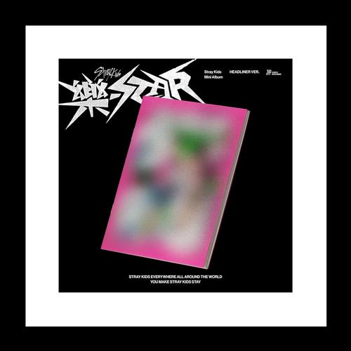 Version TÊTE D'AFFICHAGE Stray Kids -STAR ROCK-STAR 8th Mini album CD + contenu + carte photo + suivi scellé SKZ (version Headliner)
